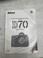 Nikon D70 handleiding, Ophalen, Gebruikt, Nikon
