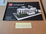 Lego Architecture - The White House handleiding, Ophalen of Verzenden, Zo goed als nieuw, Complete set, Lego