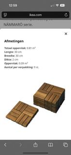 Ikea runnen balkontegels, Tuin en Terras, Terrasdelen en Vlonders, Ophalen, Kunststof