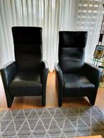 Prominent leren relaxstoelen, Huis en Inrichting, Fauteuils, Ophalen, Zo goed als nieuw, Minder dan 75 cm, 50 tot 75 cm