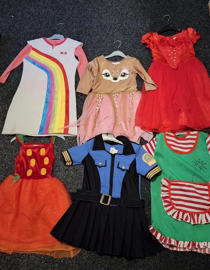 22Verkleedkleren verkleedkleding verkleden 110 116 carnaval, Kinderen en Baby's, Carnavalskleding en Verkleedspullen, Gebruikt