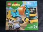 NIEUW Lego  Graafmachine met vrachtauto (10931), Ophalen of Verzenden, Nieuw, Complete set, Duplo