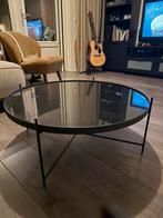 Salontafel Zuiver Cupid XXL Zwart, Huis en Inrichting, Tafels | Salontafels, Ophalen, Gebruikt, Rond, 50 tot 100 cm