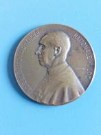 Penning Kardinaal Mercier hulde WW1, Ophalen of Verzenden, Brons, Nederland