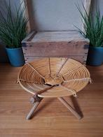 Prachtige rotan fruitschaal, Ophalen of Verzenden, Zo goed als nieuw, Rond, Riet