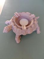 Vintage asbak Schildpad polystone/of theelicht brander, Ophalen of Verzenden, Overige materialen, Minder dan 25 cm