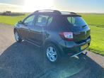 Dacia Sandero 0.9 TCe Stepway Lauréate Airco/80dkm/navigati, Auto's, Voorwielaandrijving, Stof, Zwart, Bedrijf