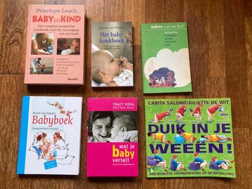 Zes boeken over zwangerschap en babytijd beschikbaar voor biedingen