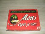Mens erger je niet!, Hobby en Vrije tijd, Gezelschapsspellen | Bordspellen, Een of twee spelers, Ophalen, Gebruikt, JUMBO