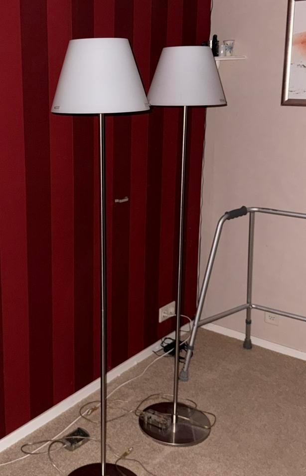 Stijlvolle Staande Lamp, Huis en Inrichting, Lampen | Vloerlampen, Zo goed als nieuw, 150 tot 200 cm, Metaal, Ophalen