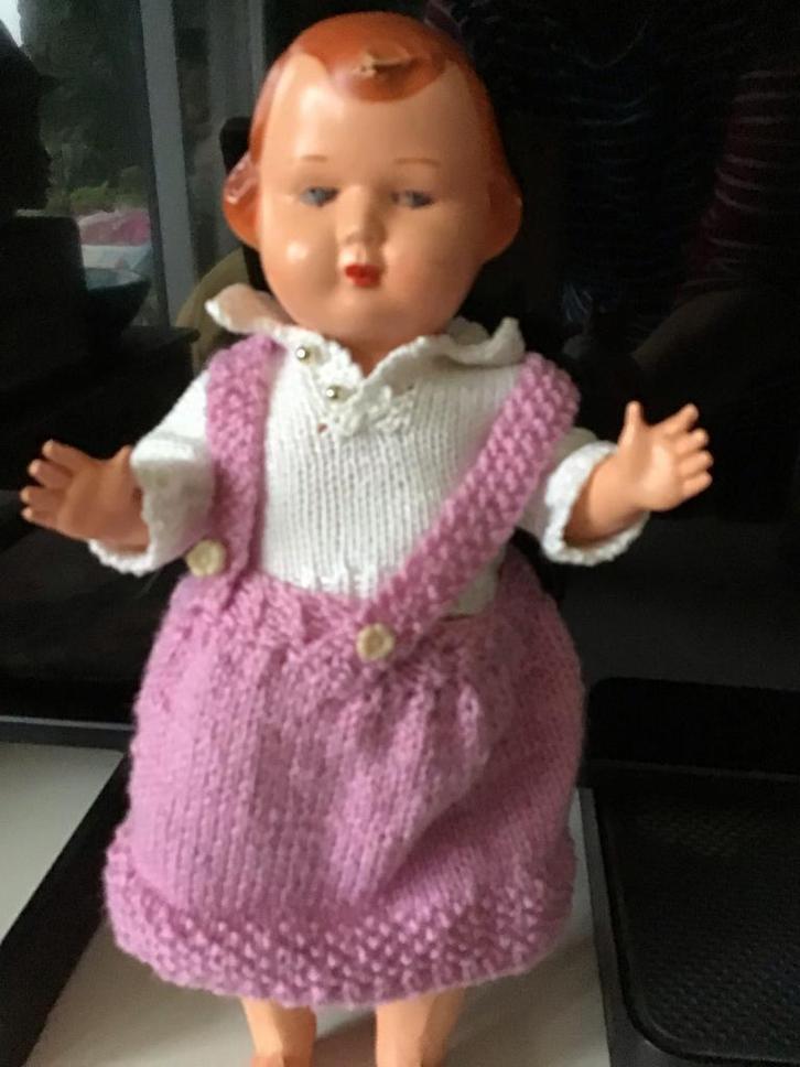 Antieke Rosebud & Horlave Celluloid Popjes, Kinderen en Baby's, Speelgoed | Poppen, Gebruikt, Babypop, Ophalen of Verzenden