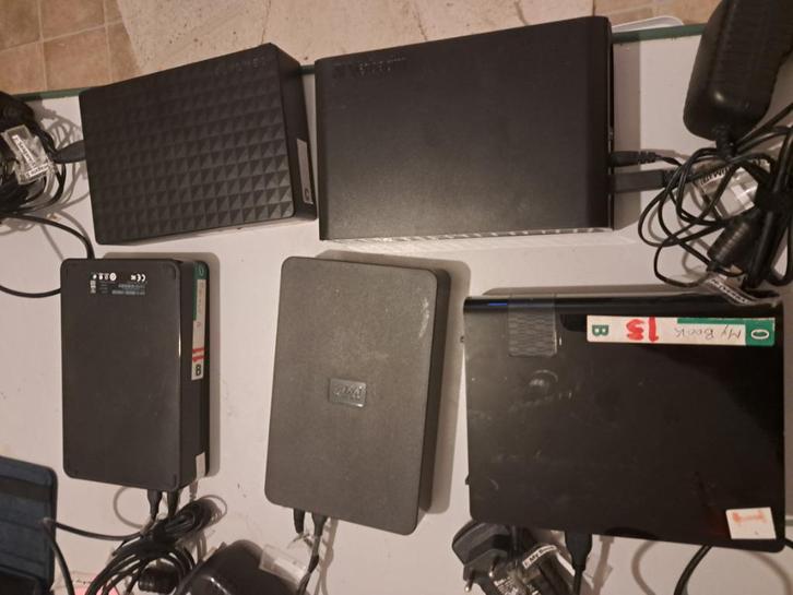 harde schijven 12 X = 60 Euro, Computers en Software, Harde schijven, Zo goed als nieuw, Desktop, HDD, USB, Ophalen