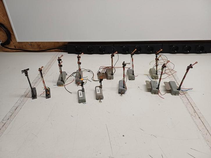 Marklin H0 Seinen - 12 stuks - Werkend!, Hobby en Vrije tijd, Modeltreinen | H0, Ophalen of Verzenden