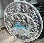 Ibiza Macramé Hangstoel Tuinschommel, Huis en Inrichting, Stoelen, Ophalen, Wit, Nieuw, Eén