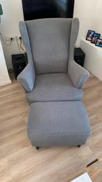 IKEA Fauteuil met Hoes & Pouffe, Ophalen, Gebruikt, Stof