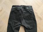 Mooie zwarte Lynn Mid Super Skinny spijkerbroek maat 27-34, Verzenden, Zwart, Zo goed als nieuw, W27 (confectie 34) of kleiner