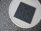 17 m2 retro petrol blauwe tegels in relief Villeroy Boch, Ophalen, Nieuw, Minder dan 20 cm, Minder dan 20 cm
