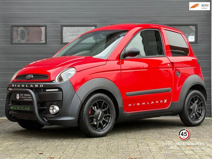 Microcar M.GO Highland X DCI Brommobiel 45km 2017 NIEUWSTAAT, Diversen, Brommobielen en Scootmobielen, Gebruikt, Microcar