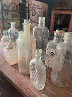 Set oude glazen flesjes - Mentha Brocante, Ophalen