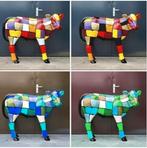 Tuinbeeld kunst koe, kalfje,
kunstbeelden, sierkoe kopen, Tuin en Terras, Tuinbeelden, Ophalen, Nieuw, Kunststof, Dierenbeeld