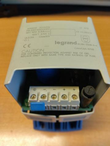 Legrand 12VDC/2,5A voedingstrafo sparepart, DIN-rail montage beschikbaar voor biedingen