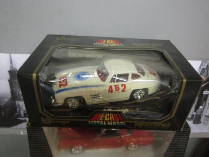 MERCEDES-BENZ 300 SL MILLE MIGILIA 1955, Hobby en Vrije tijd, Modelauto's | 1:18, Nieuw, Auto, Bburago, Ophalen of Verzenden