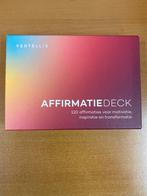 Affirmatie Deck - Motivatie & Inspiratie, Boeken, Ophalen of Verzenden, Nieuw, Spiritualiteit algemeen, Overige typen