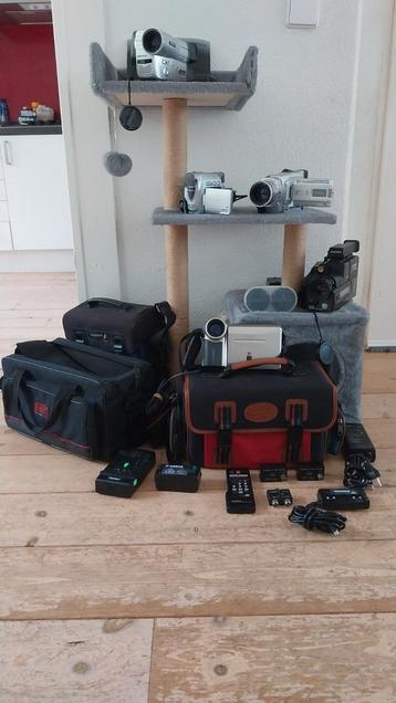 Vintage Camcorder Collectie MiniDV Video8 VHS-C  beschikbaar voor biedingen