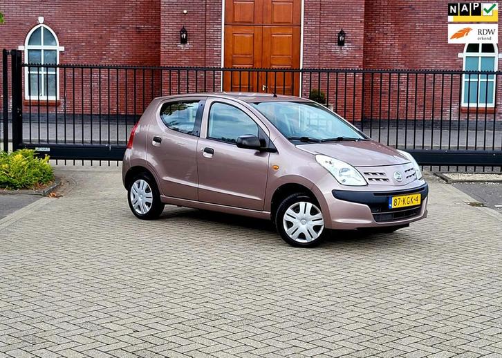 Nissan Pixo 1.0 Visia / Nieuwe Apk / 5 Drs / Nap, Auto's, Nissan, Bedrijf, Te koop, Pixo, ABS, Airbags, Startonderbreker, Benzine