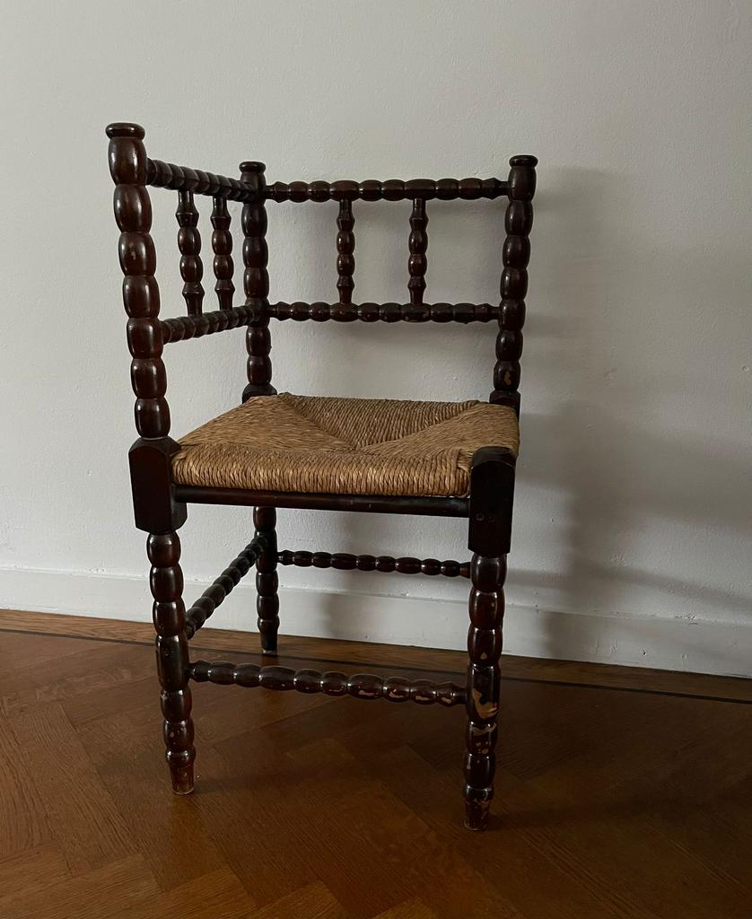Hoekstoeltje, Antiek en Kunst, Antiek | Meubels | Stoelen en Banken, Ophalen
