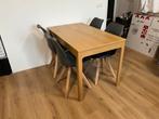 Eetkamerset: Ikea Ekedalen tafel + 4 design stoelen, Huis en Inrichting, Complete eetkamers, Ophalen, Zo goed als nieuw, 4 tot 6 stoelen