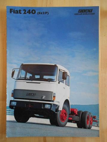 Fiat / Iveco 240 Brochure ca 1981 Truck Vrachtwagen beschikbaar voor biedingen
