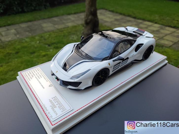 Davis & Giovanni 1/18 Ferrari 488 Pista – Joseph Klibansky, Hobby en Vrije tijd, Modelauto's | 1:18, Nieuw, Ophalen of Verzenden