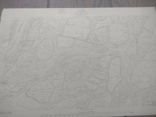 565 Biesbosch en omgeving Plattegrond 1926, Antiek en Kunst, Kunst | Litho's en Zeefdrukken, Ophalen of Verzenden