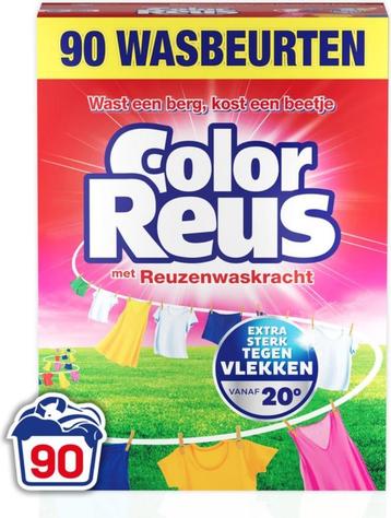 Color Reus Waspoeder Wasmiddel 4,5 kilo - GRATIS VERZENDING beschikbaar voor biedingen
