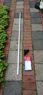 vlaggenstok met houder en vlag, Diversen, Ophalen, Nieuw