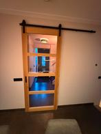 Schuifdeur 236x99.5cm + Rails, Doe-het-zelf en Verbouw, Deuren en Horren, Ophalen, Gebruikt, 80 tot 100 cm, 215 cm of meer