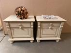 Brocante nachtkastjes, Huis en Inrichting, Slaapkamer | Nachtkastjes, Ophalen, Studio Larilo, Studiolarilo@gmail.com, Zo goed als nieuw