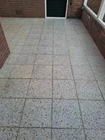 Mooie geglazuurde tuintegels 40x40 cm, Tuin en Terras, Tegels en Klinkers, Ophalen, Gebruikt, Beton, Gecoat