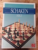Houten schaakspel compleet, Ophalen of Verzenden, Zo goed als nieuw