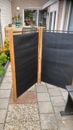 Te koop 2 windschermen, Tuin en Terras, Ophalen of Verzenden, Zo goed als nieuw, 200 cm of meer, 150 tot 200 cm