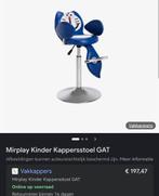 Kinder kappersstoel blauwe kat, Ophalen, Zo goed als nieuw