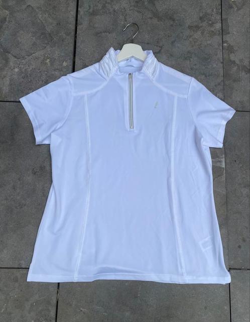 Nieuwe ELT wedstrijd polo / Wit /Mt: XL, Dieren en Toebehoren, Paardrijkleding, Nieuw, Dames, Kinderen, Onderkleding, Overige soorten