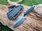 Bushcraft Mini Outdoor Edc Black Stonewash mes, Ophalen of Verzenden, Landmacht, Mes of Dolk
