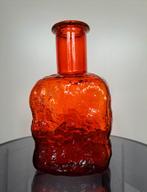Vintage Oranje Fles Genie Bottle Empoli Italy, Ophalen of Verzenden