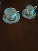 Royal Albert dames en heren kop en schotels Silver Birch, Ophalen of Verzenden