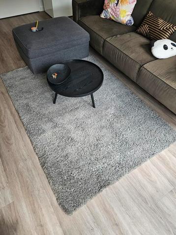 Grijs Hoogpolig Vloerkleed - 195x133cm - Zo Goed Als Nieuw beschikbaar voor biedingen