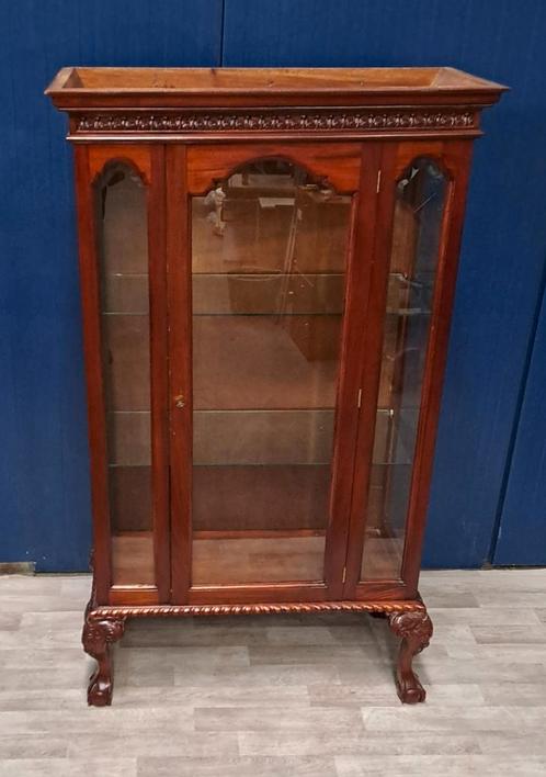 Antieke mahonie vitrinekast/ Barok kast, Antiek en Kunst, Antiek | Meubels | Kasten, Ophalen