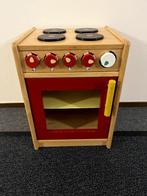houten keuken - fornuis met oven en draaibare knoppen, Kinderen en Baby's, Speelgoed | Houten speelgoed, Meubelstuk of Keukentje