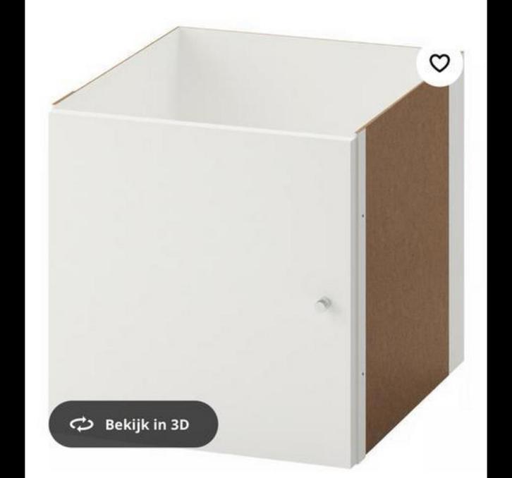 2 x inzet kallax deurtjes licht ROZE, Huis en Inrichting, Kasten | Boekenkasten, Gebruikt, Minder dan 50 cm, Minder dan 100 cm
